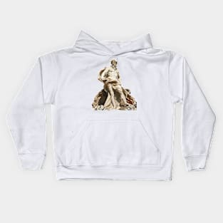 Fontana di Trevi statue Kids Hoodie